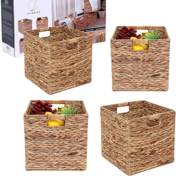 Premium Water Hyacinth Storage Basket Bowlift