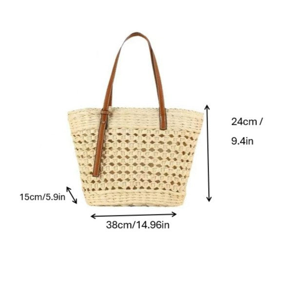 Handbag Made of High-Quality Natural Material Bowlift