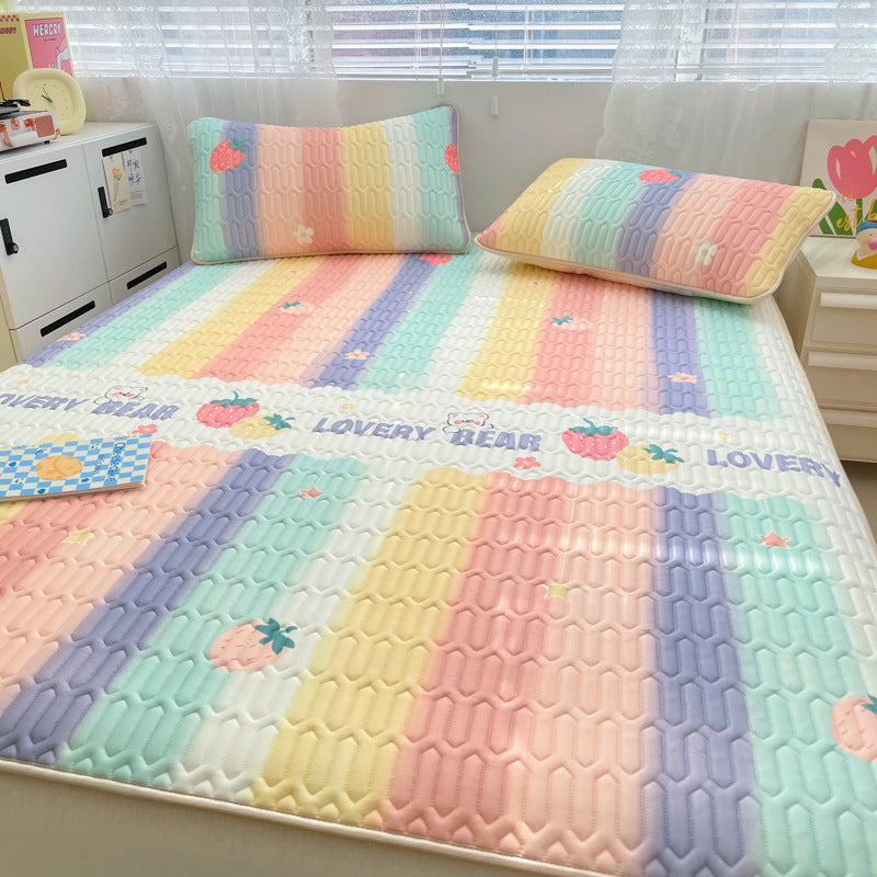 Playful Rainbow Mattress Protector