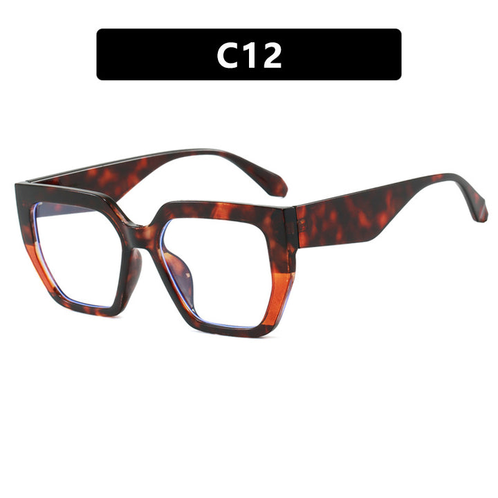 Women's geometric glasses in stylish tortoiseshell pattern Bowlift