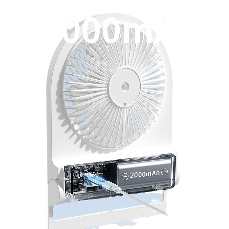 Compact Rechargeable Desktop Fan Bowlift