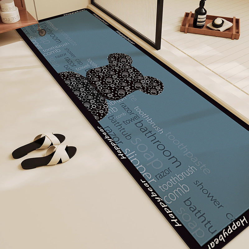 Cartoon-Themed Runner Mat