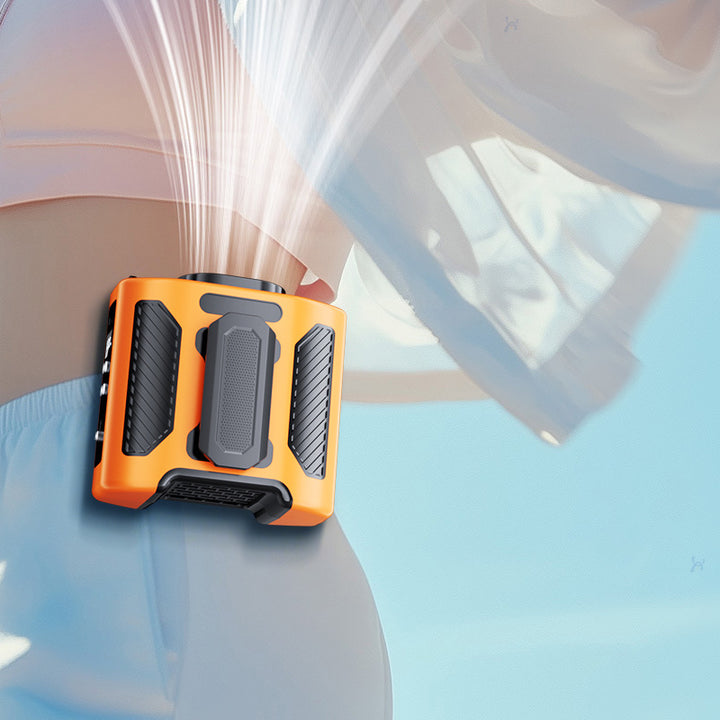 Portable cooling device with innovative air humidification system Bowlift