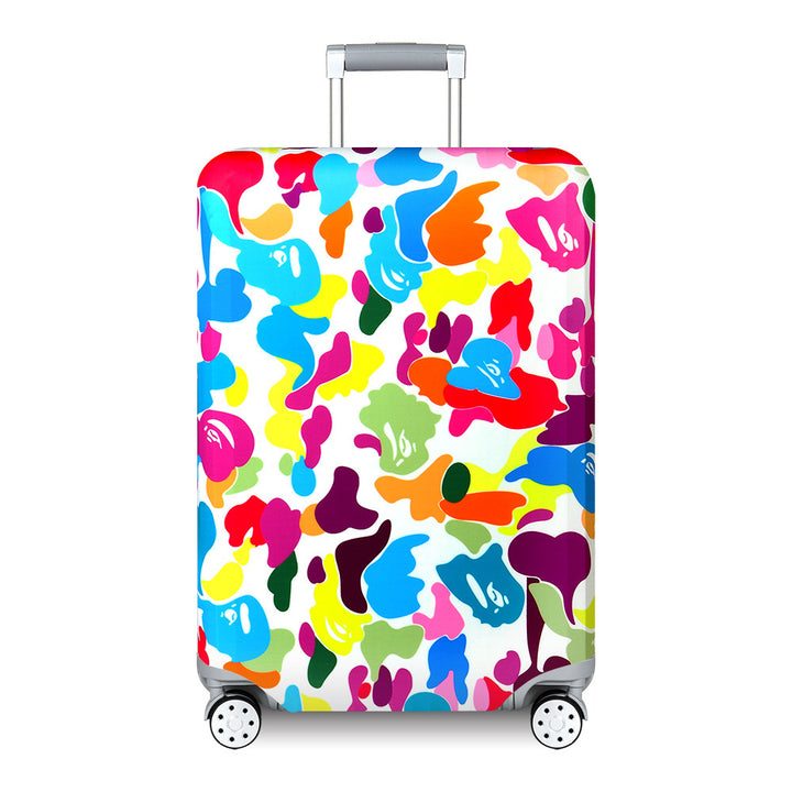 Unisex nan Kids Luggage Cover for Hard Shell Suitcases with Fun Space Design made of Elastic Polyester-Spandex Bowlift