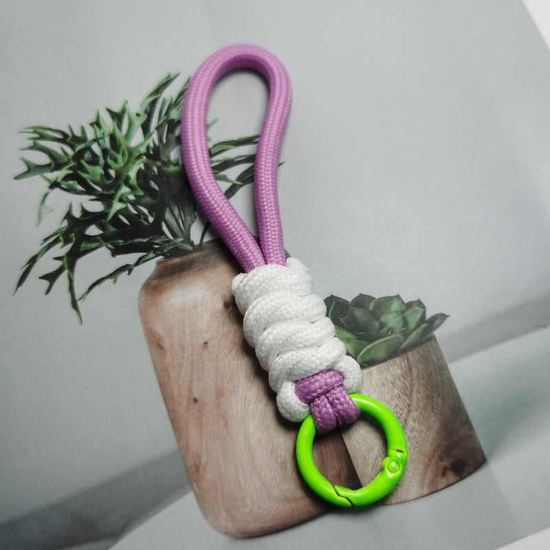 Heavy-Duty Paracord Keychain Holder Bowlift