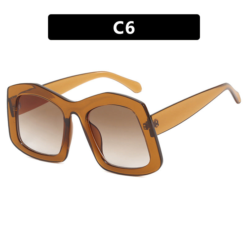 Women's large sunglasses with fashionable design and UV protection Bowlift