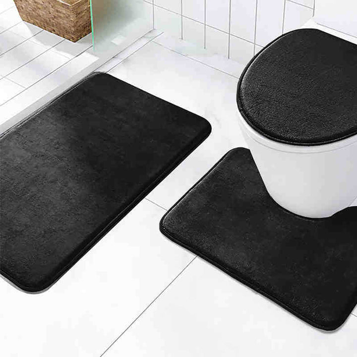 Plush 2-Piece Bathroom Mat Set