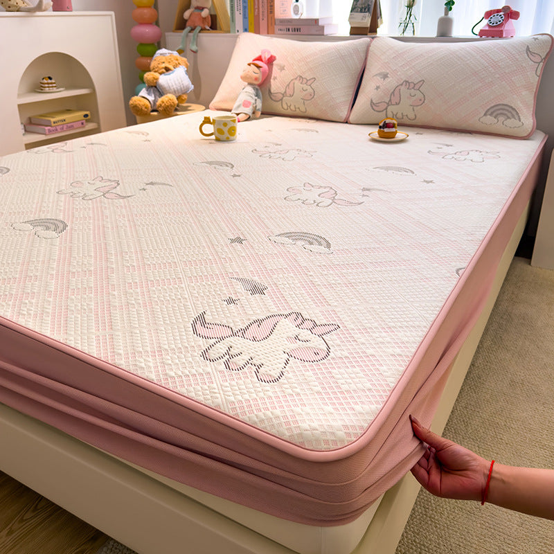 Playful Rainbow Mattress Protector