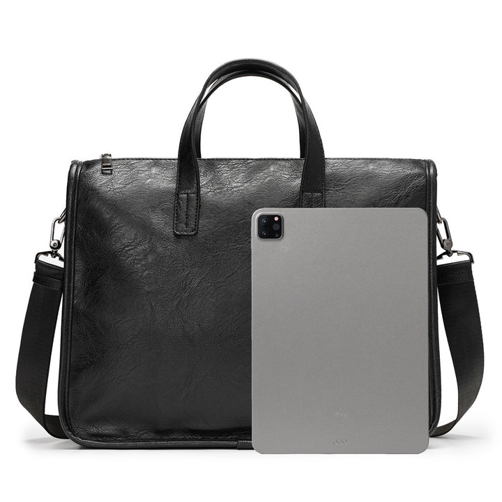 Briefcase Made of High-Quality Leather Bowlift