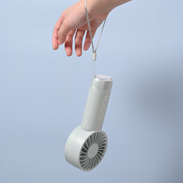 Unisex mini portable hand fan with rechargeable battery and quiet motor Bowlift