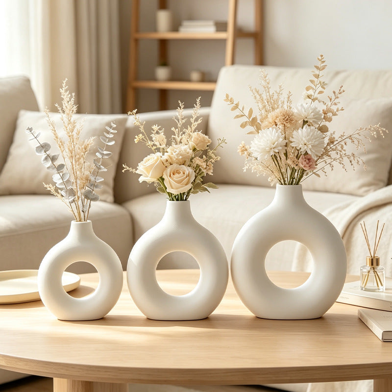 Modern Minimalist Round Vase Bowlift