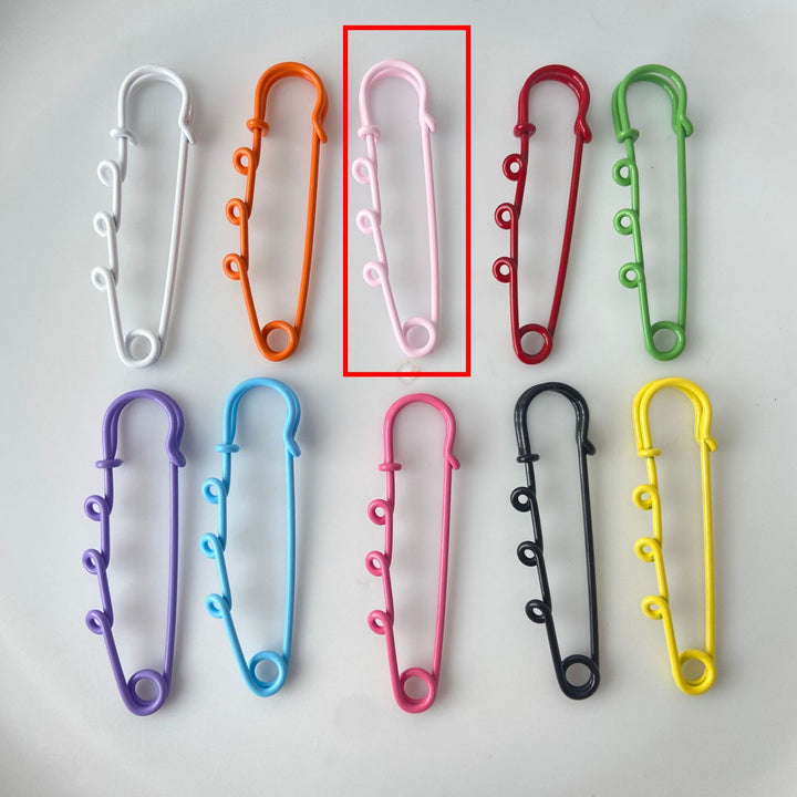 Decorative Safety Pin Brooch Bowlift