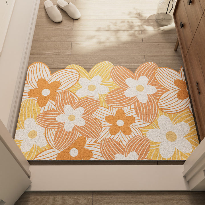 Floral Pattern Doormat