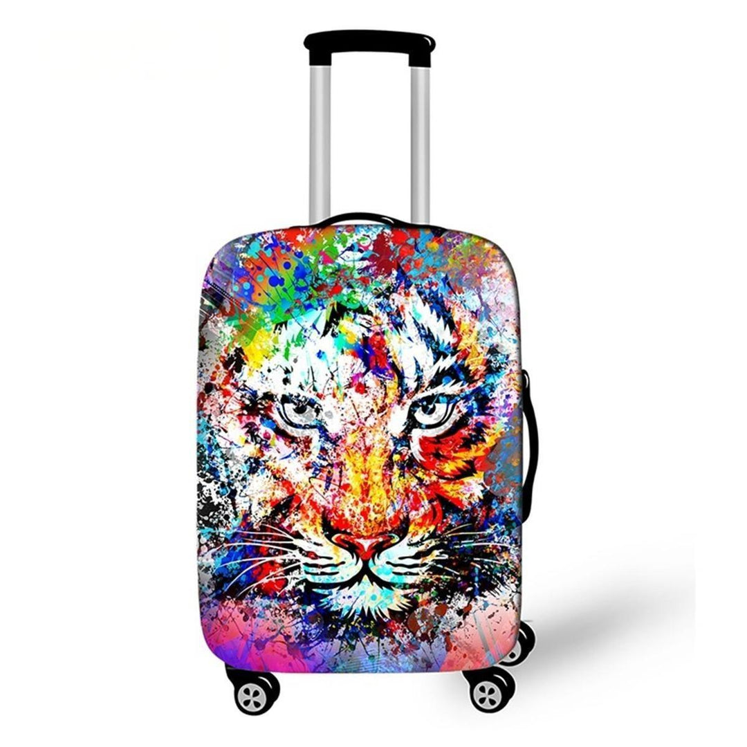 Women's hard-shell suitcase with creative cat design attraction Bowlift
