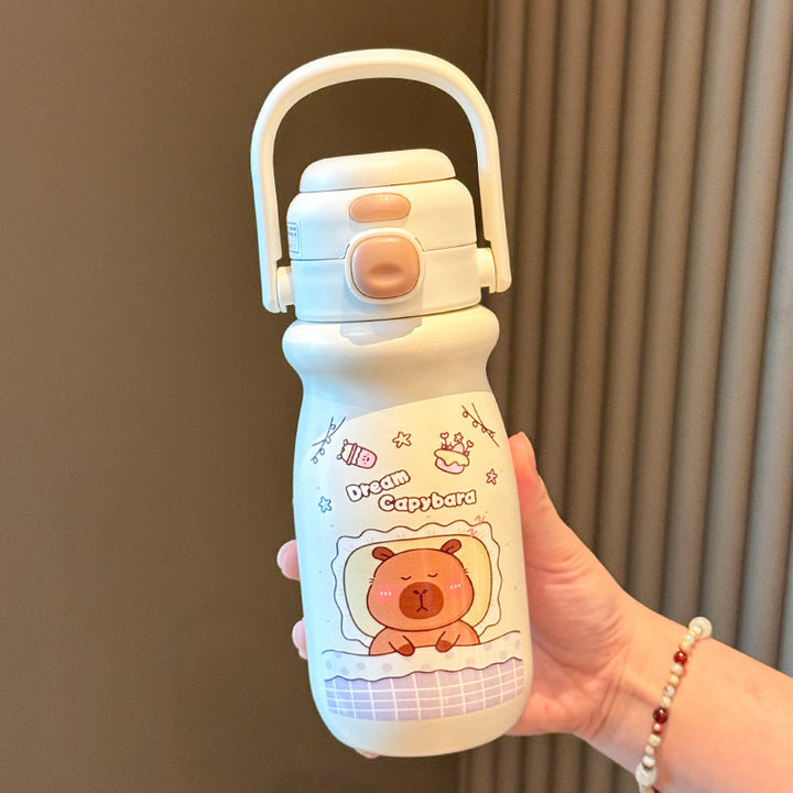 Women's insulated drinking bottle in playful animal design Bowlift