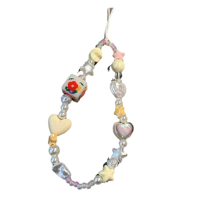 Colorful Beaded Charm Necklace Bowlift