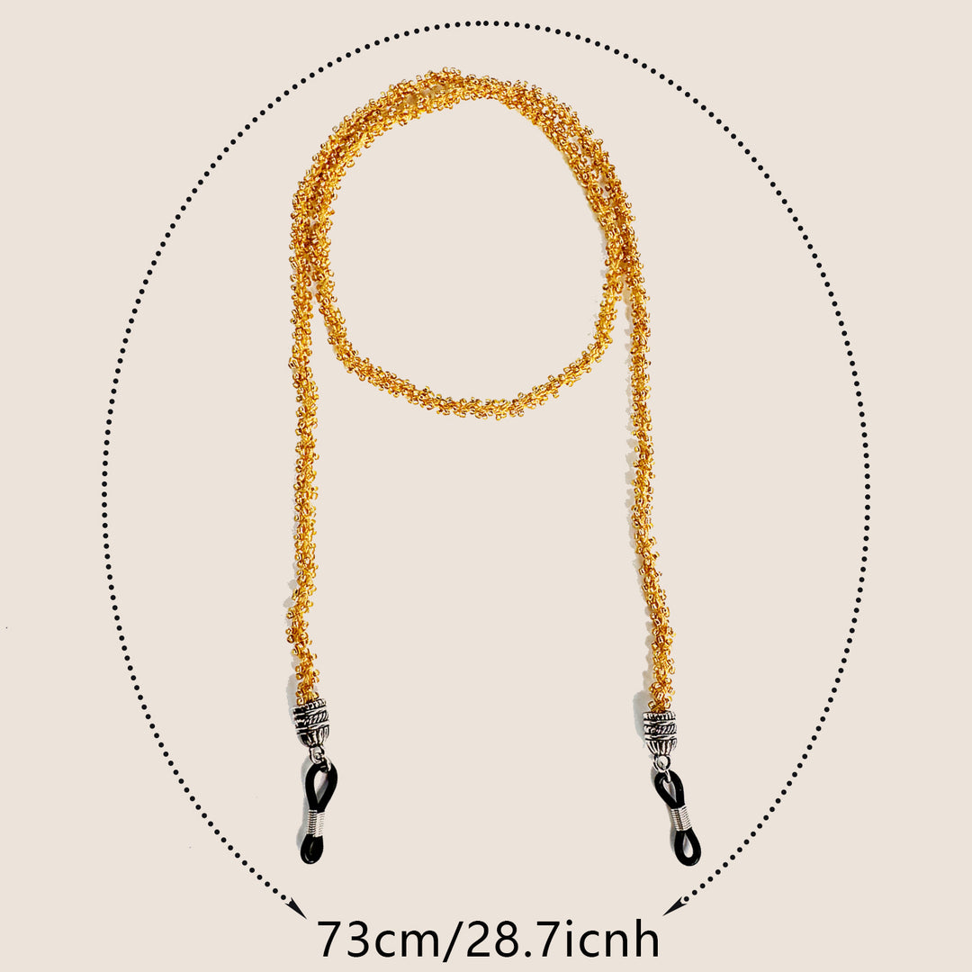 Elegant Beaded Eyewear Chain Bowlift