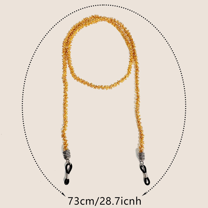 Elegant Beaded Eyewear Chain Bowlift