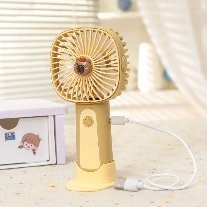 Ladies portable handheld fan with relaxing speed settings Bowlift