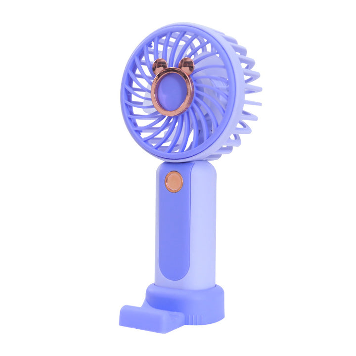 Ladies Portable Handheld Fan with Flexible Tilt Adjustment Bowlift