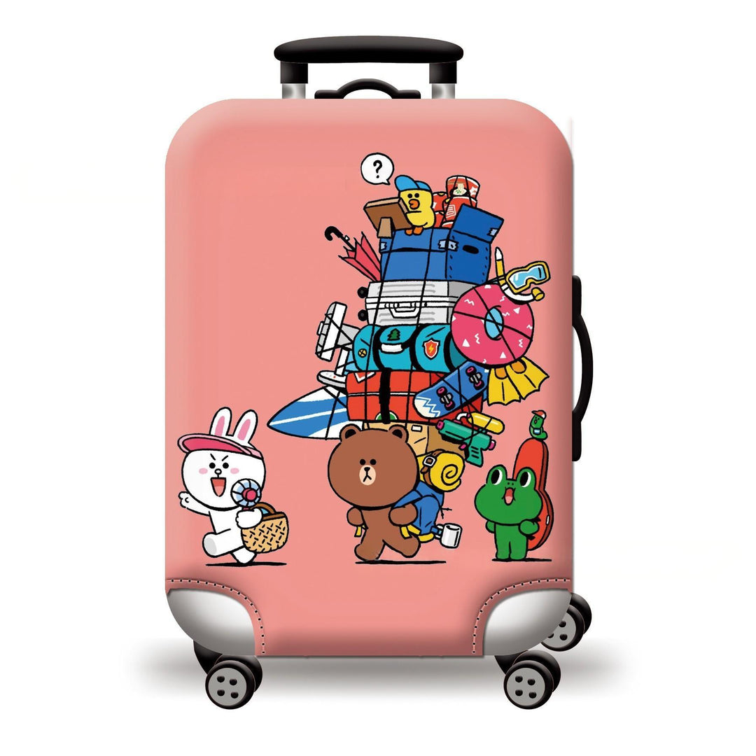 Women Hard Shell Suitcase with Cute Animal Design Bowlift