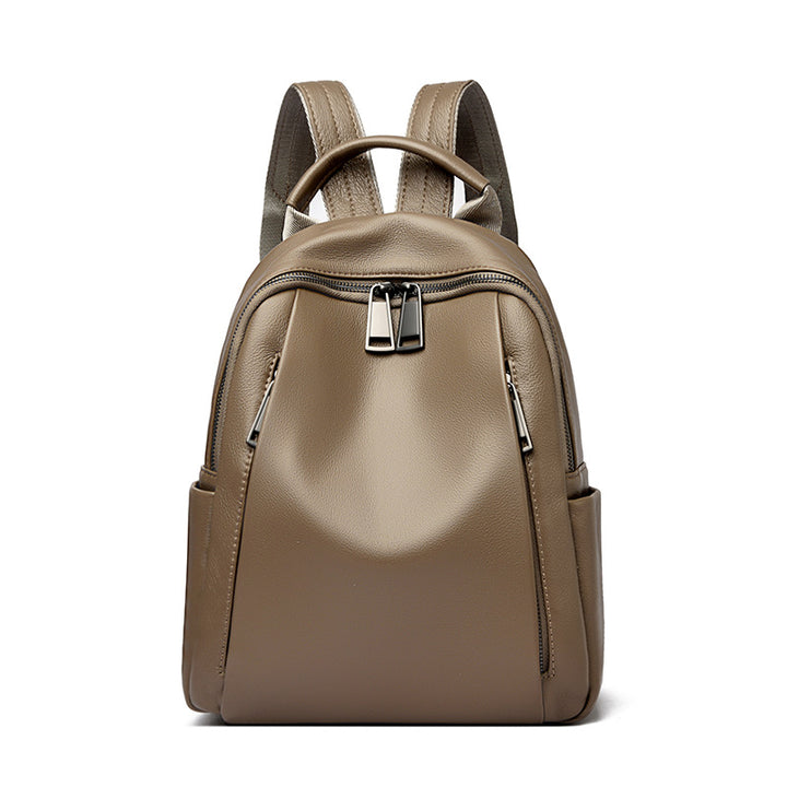 Premium Soft Leather Backpack Bowlift