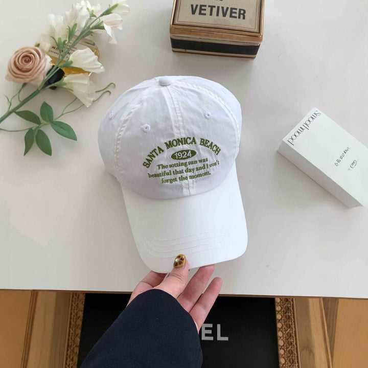 Women's Casual Embroidered Cap Bowlift
