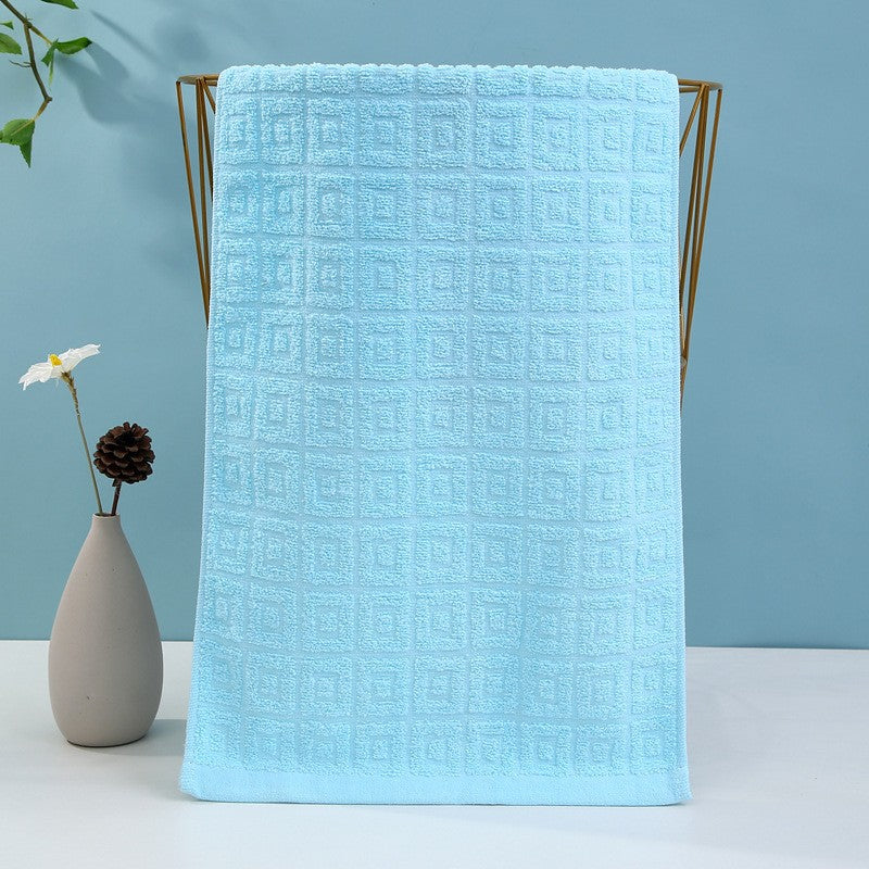 Luxury terry towel with modern check pattern Bowlift