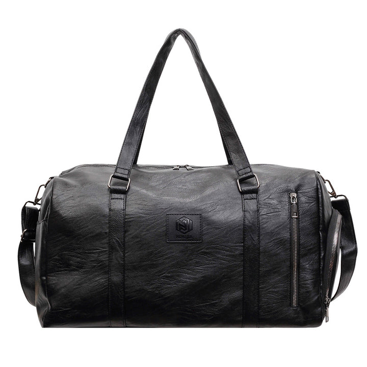 Premium Leather Travel Duffel