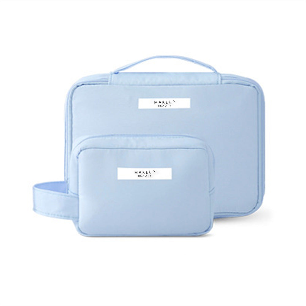 Dual Compartment Travel Makeup Organizer Bowlift