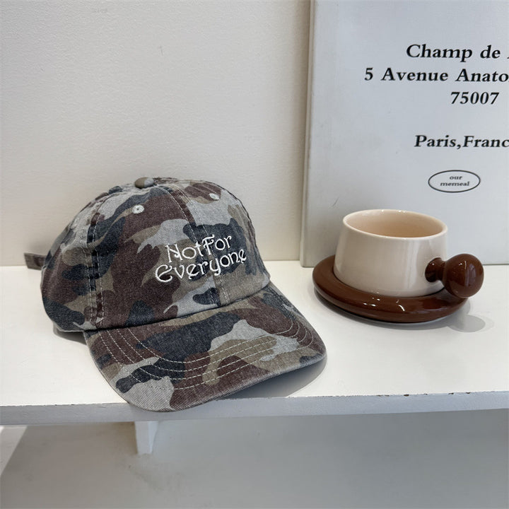 Men's Casual Cotton Embroidered Cap Bowlift