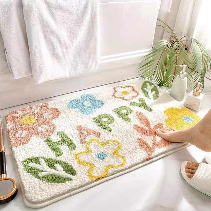 Playful Penguin-Themed Bath Mat Bowlift