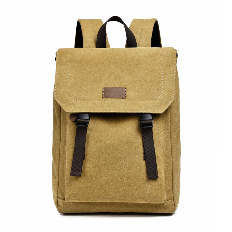 Vintage Canvas Laptop Backpack Bowlift
