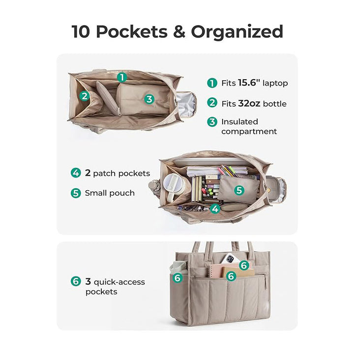 Multi-Purpose Insulated Lunch Tote Bowlift