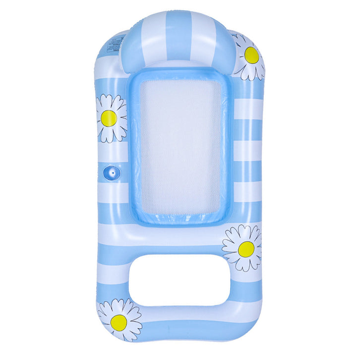 Women's Inflatable Lounger with Flower Design Bowlift