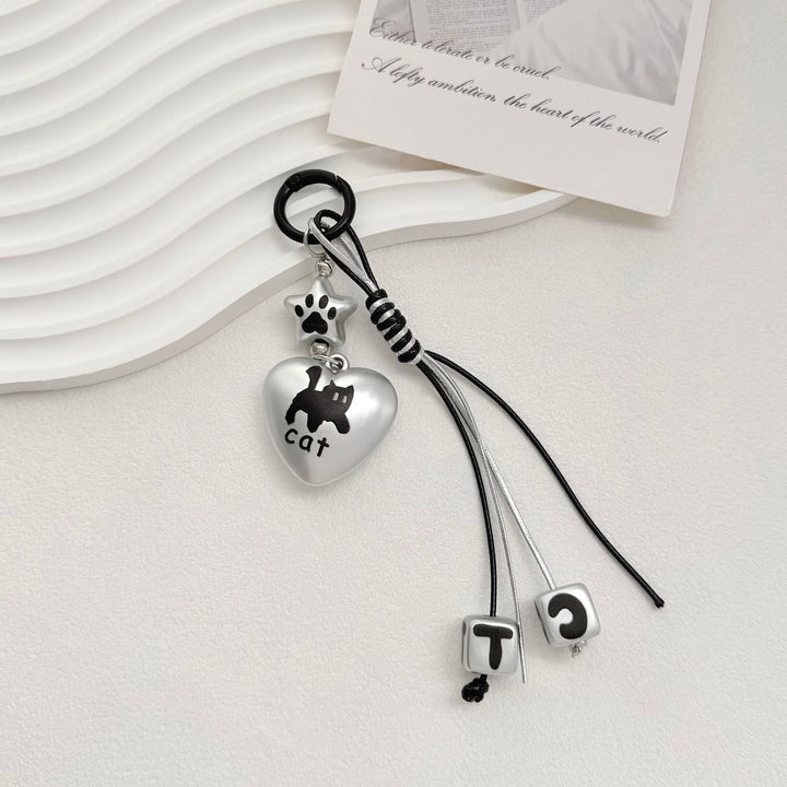 Cat-Themed Decorative Keychain Bowlift
