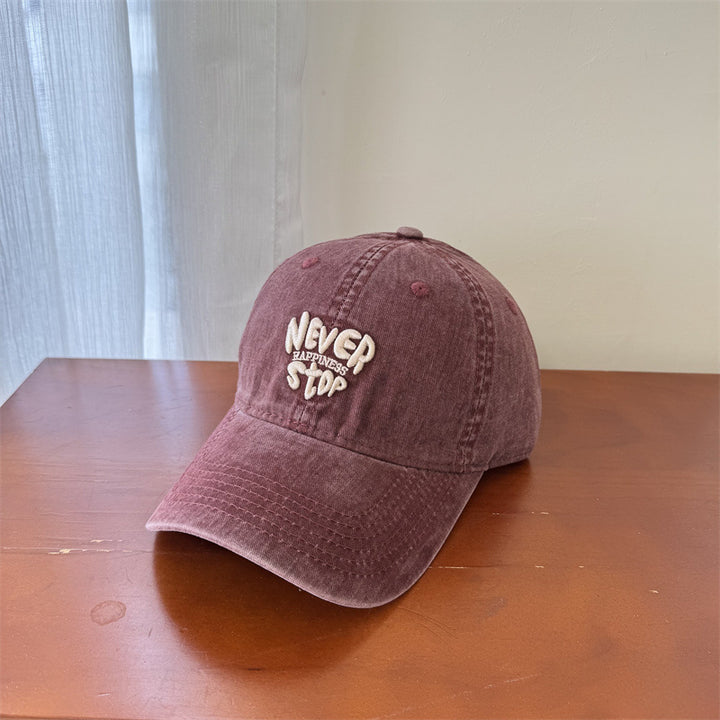 Men's Embroidered Motivational Baseball Cap Bowlift
