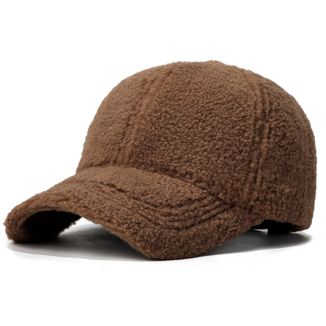 Women's Plush Fleece Baseball Cap Bowlift