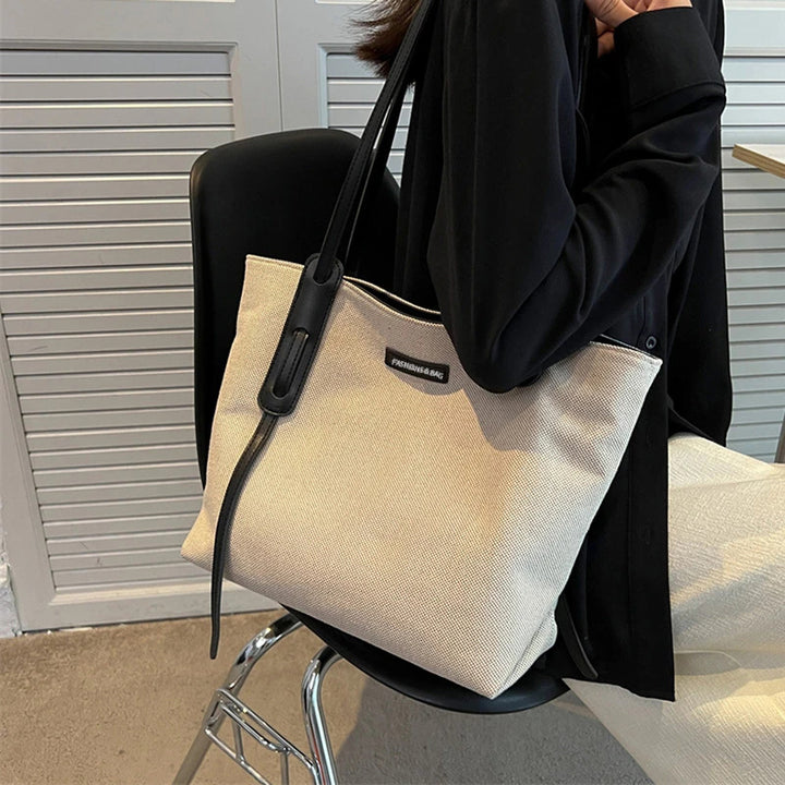 Minimalist Textured Tote Bag Bowlift
