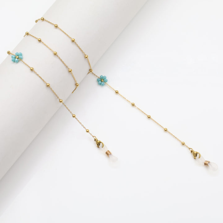 Floral Bead Eyewear Chain Bowlift
