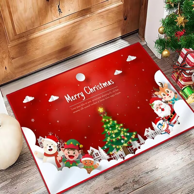 Festive Holiday Door Mat Bowlift