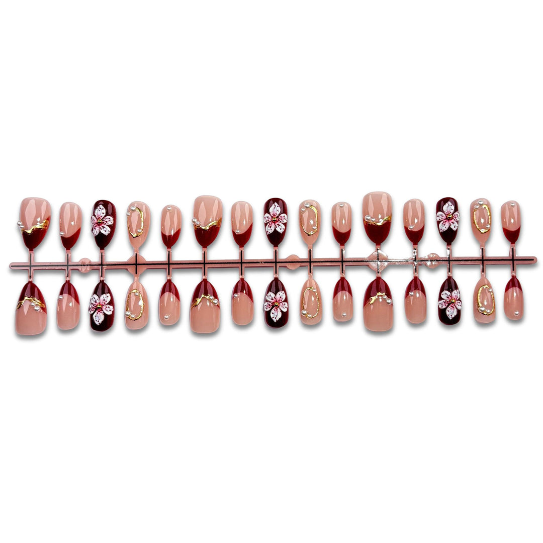 Floral Articulated Press-On Nail Collection