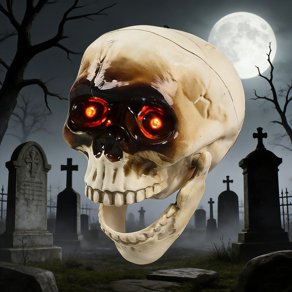 Illuminated Skull Decoration Bowlift
