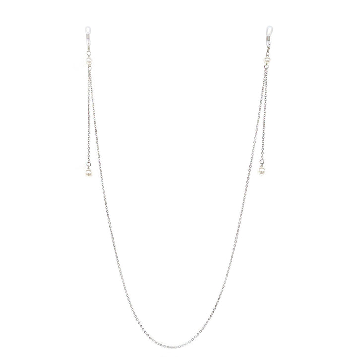 Elegant Pearl-Enhanced Eyewear Chain Bowlift
