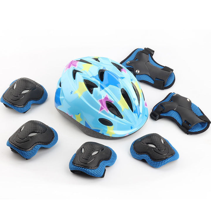 Multi-Protection Cycling Helmet and Pad Set Bowlift