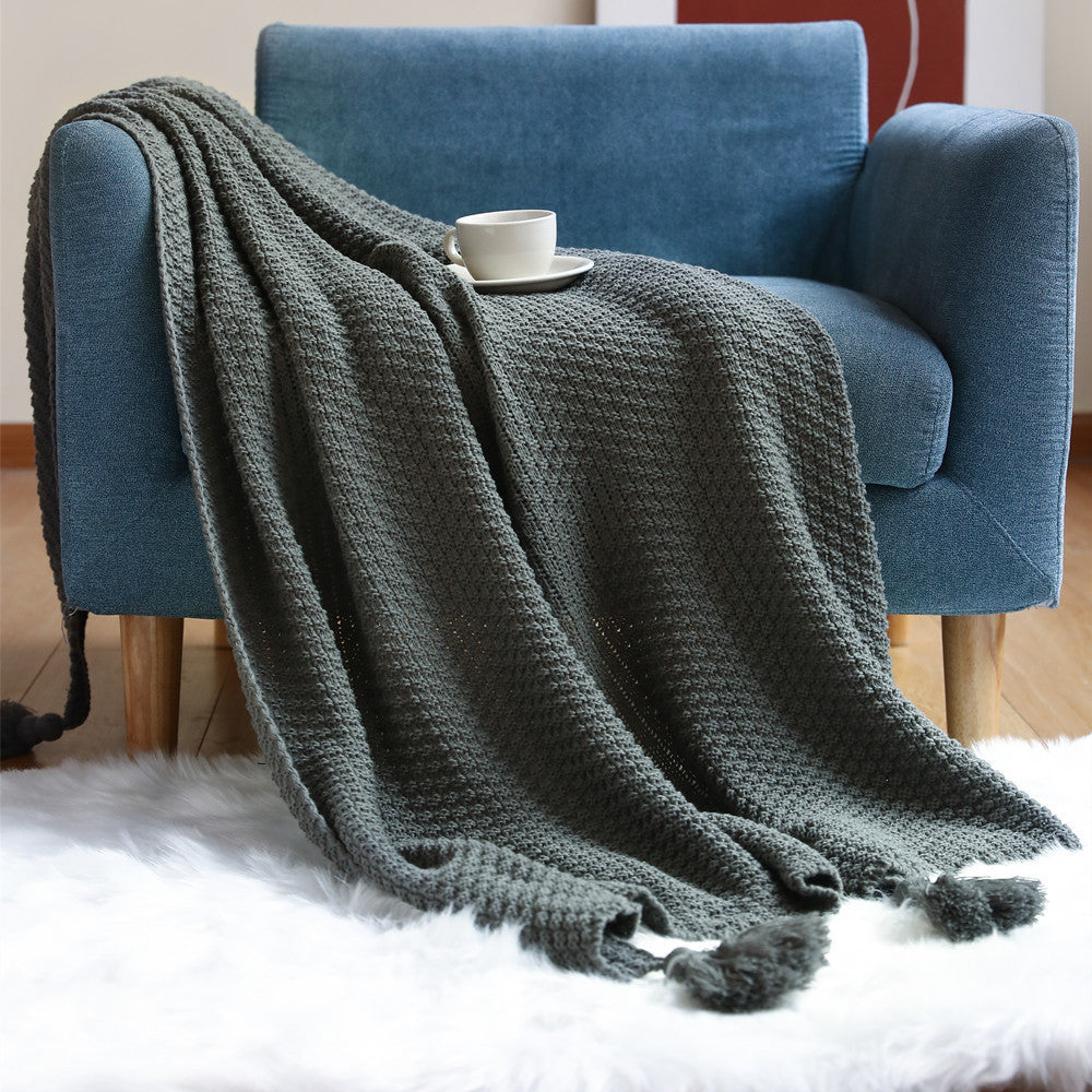 Plush Woven Decorative Throw Blanket Bowlift