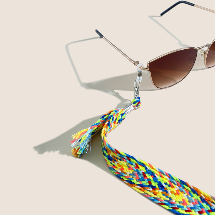 Colorful Woven Eyewear Retainer Bowlift