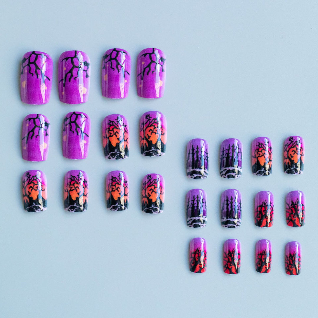 Artistic Halloween Nail Art Set