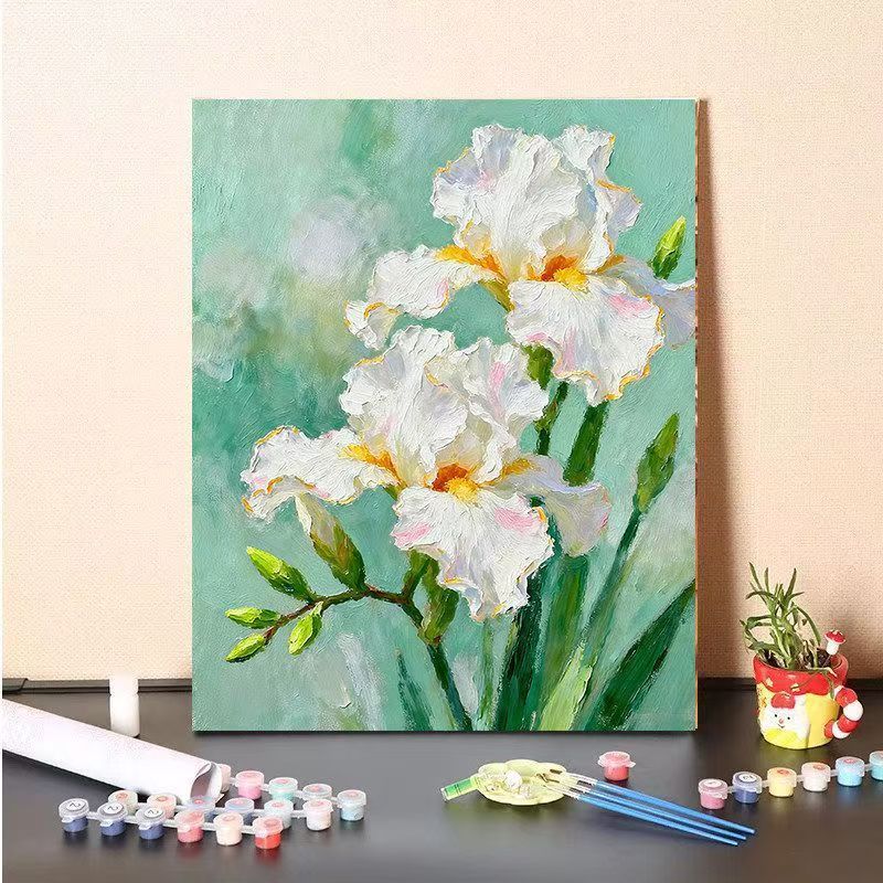 Art Paint by Numbers Kit Bowlift