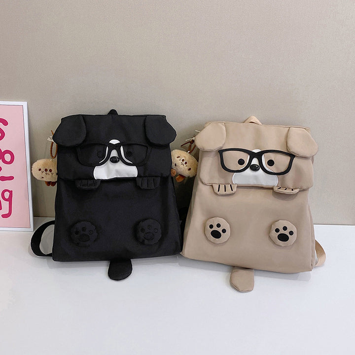 Backpack in Creative Dog Design with Funny Details Bowlift